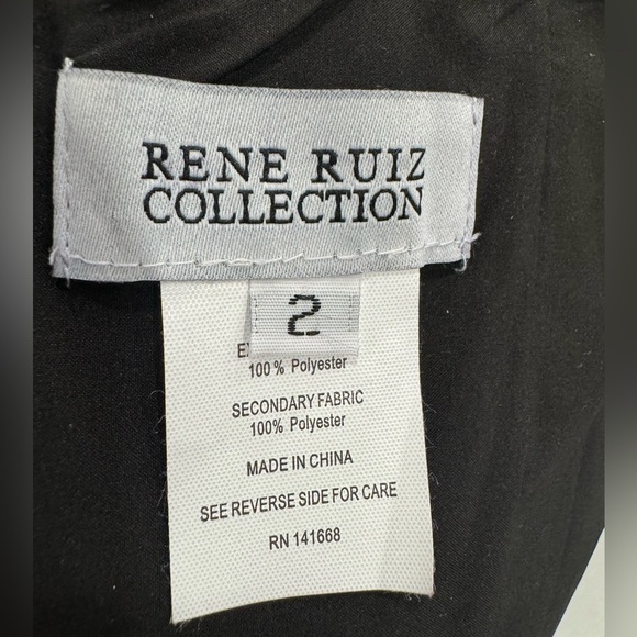 Rene Ruiz Collection Metallic Off-the-shoulder Gown Maxi Dress - Picture 9 of 11